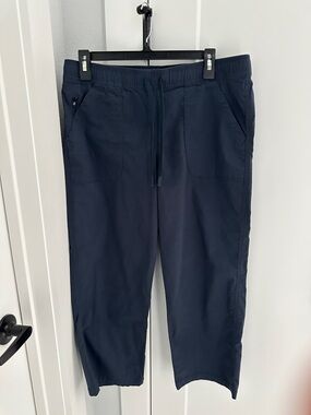 Title Nine Women's Navy Cropped Drawstring Pants
